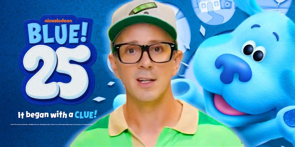 Blues Clues 25 year anniversary photo with Steve